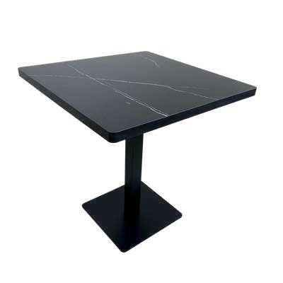 Sobre de mesa multicapa mármol negro con canto natural