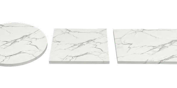 Sobre MD exterior imitación mármol blanco