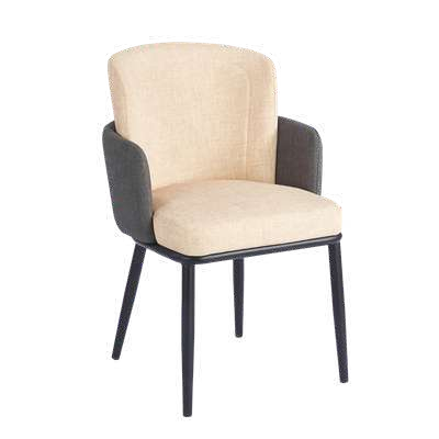 Silla MAXIN POLIPIEL TEXTIL