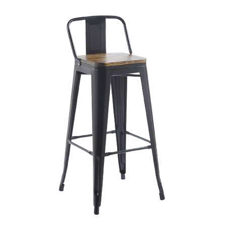 Taburete TOIX MADERA con respaldo